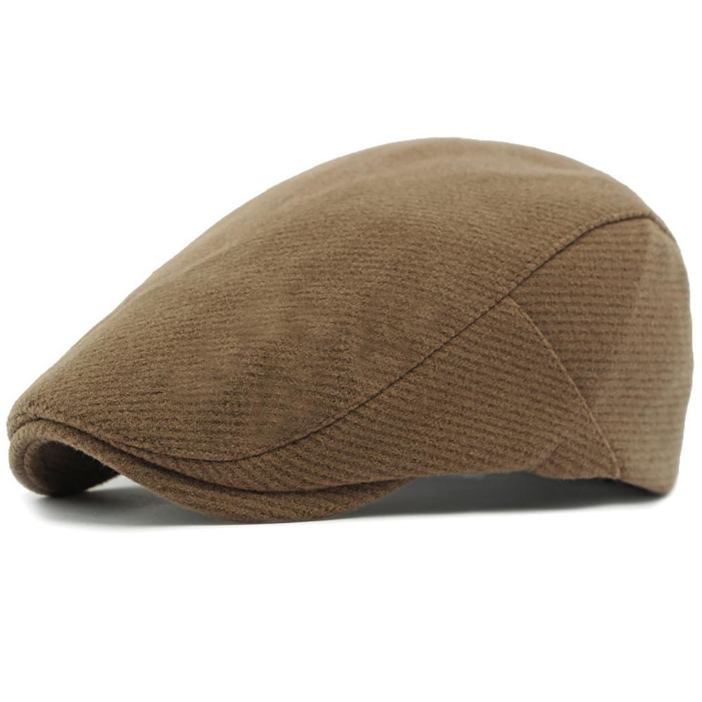 

HT4949 Berets Autumn Winter Wool Hats for Men Women Retro Artist Painter Beret Hat Male Female Ivy Flat Cap Adjustable Beret Cap 55-59cm Adjustable