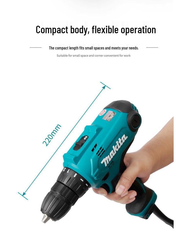 Makita DF0300 Multifunksjonell elektrisk drill: Muttertrekker & Skrutrekker