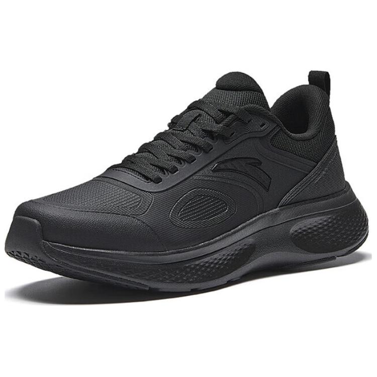 New Anta Wear Resistant Slip Resistant Low Top Training Shoes Men's Black 112447792-7