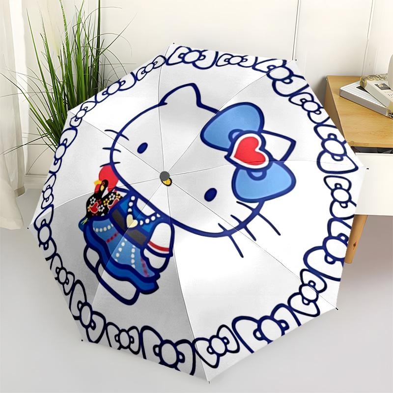 

1pc Hello Kitty Automatic Open/Close Umbrella - All-Season Portable Umbrella for Women/Men yy251213054