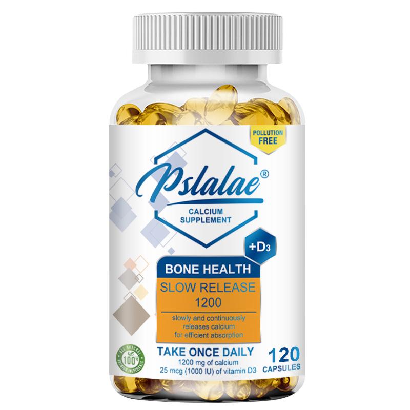 Kapseln reich an Kalzium und Vitamin-D3-Extrakt, leicht resorbierbar, rein natürlich, für Erwachsene geeignet.