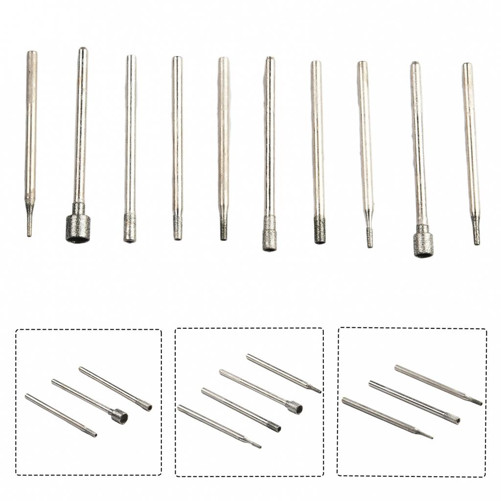 Diamond Burr Core Cemented Carbide Silver 42-45mm Length