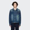 Evisu SS22 Big M Water Washed Denim Jacket Men Jacket Denim-Blue 2ESHTM2DJ717LFCT
