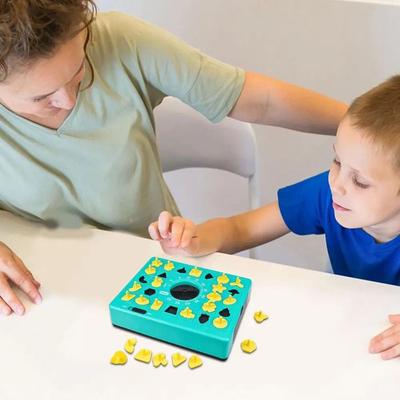 Pop Up Time-Matching Puzzle Toy Family Fun Time Board Puzzle Toy  Children Adult