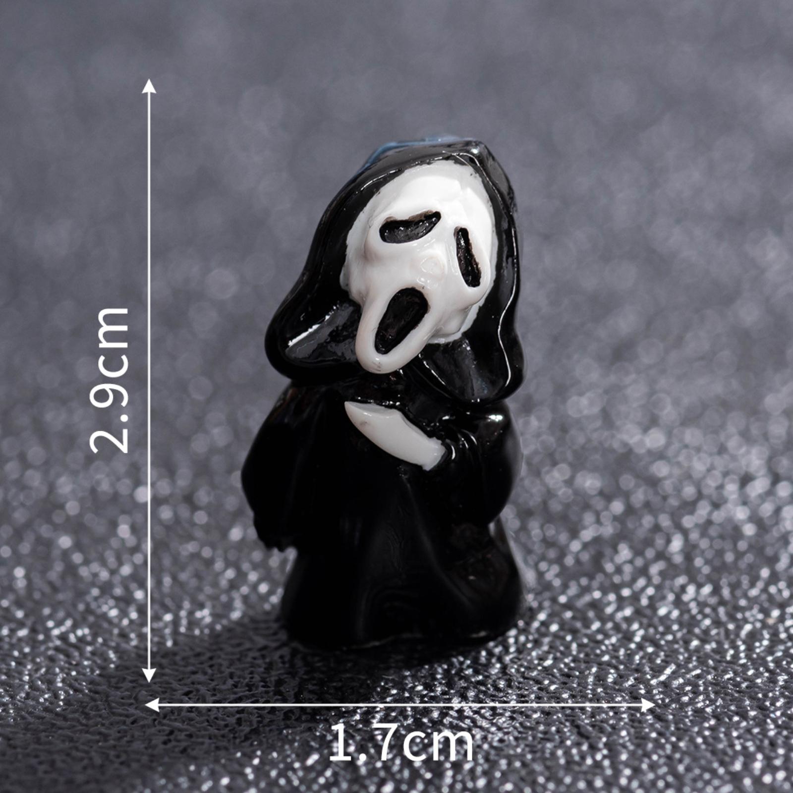 Resin Craft Figurine Miniature Horror Character Desktop Car Decoration Small Collectible Model Figure for Home Office Display One Size