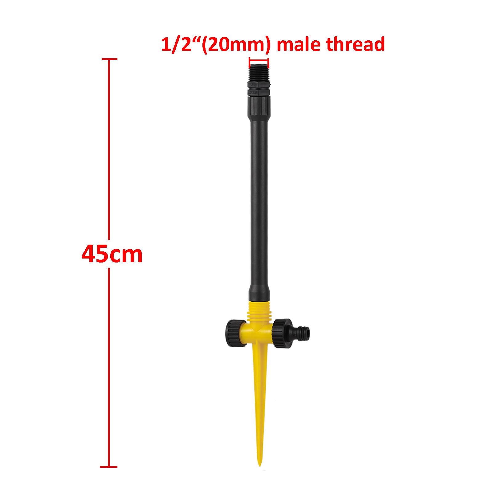 

Регулируемый выдвижной спринклер на 25–360 градусов 1/2 дюйма, спринклерная насадка с внутренней резьбой, садовый газон, трава, инструмент для орошения цветов, полива
