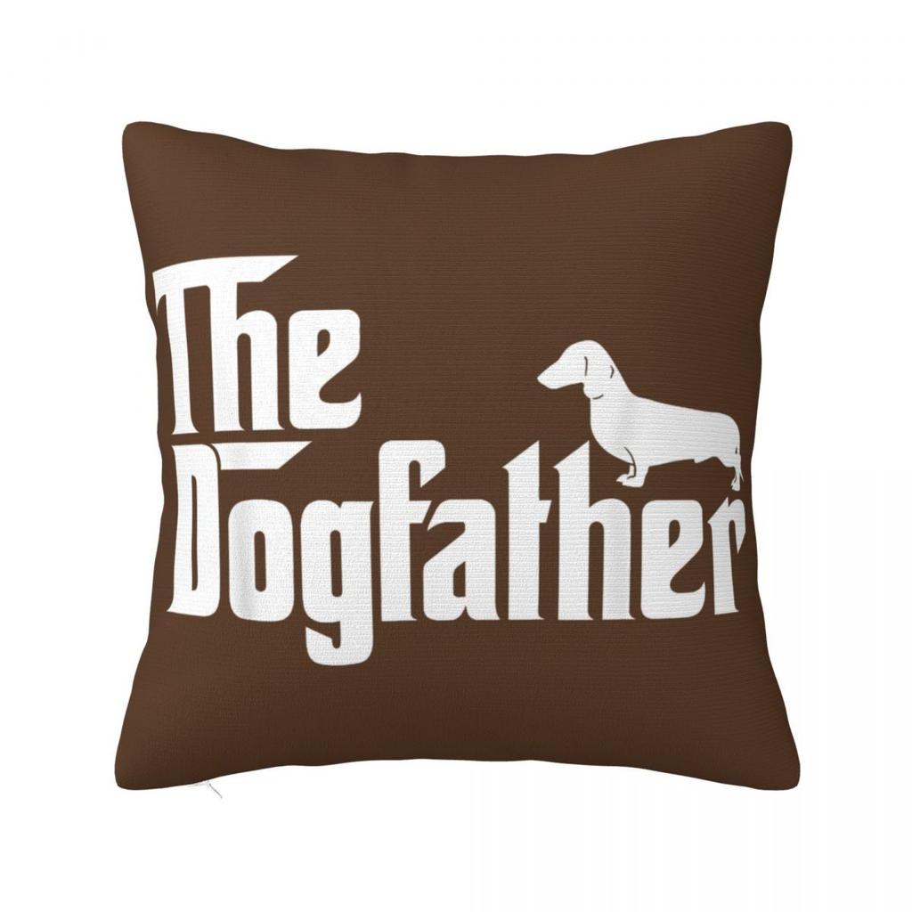 Dachshund Dog Love Square Pillow Covers Home Wiener Sausage Doxie Cushion Cover Cute Home Decoration Pillowcase 4545