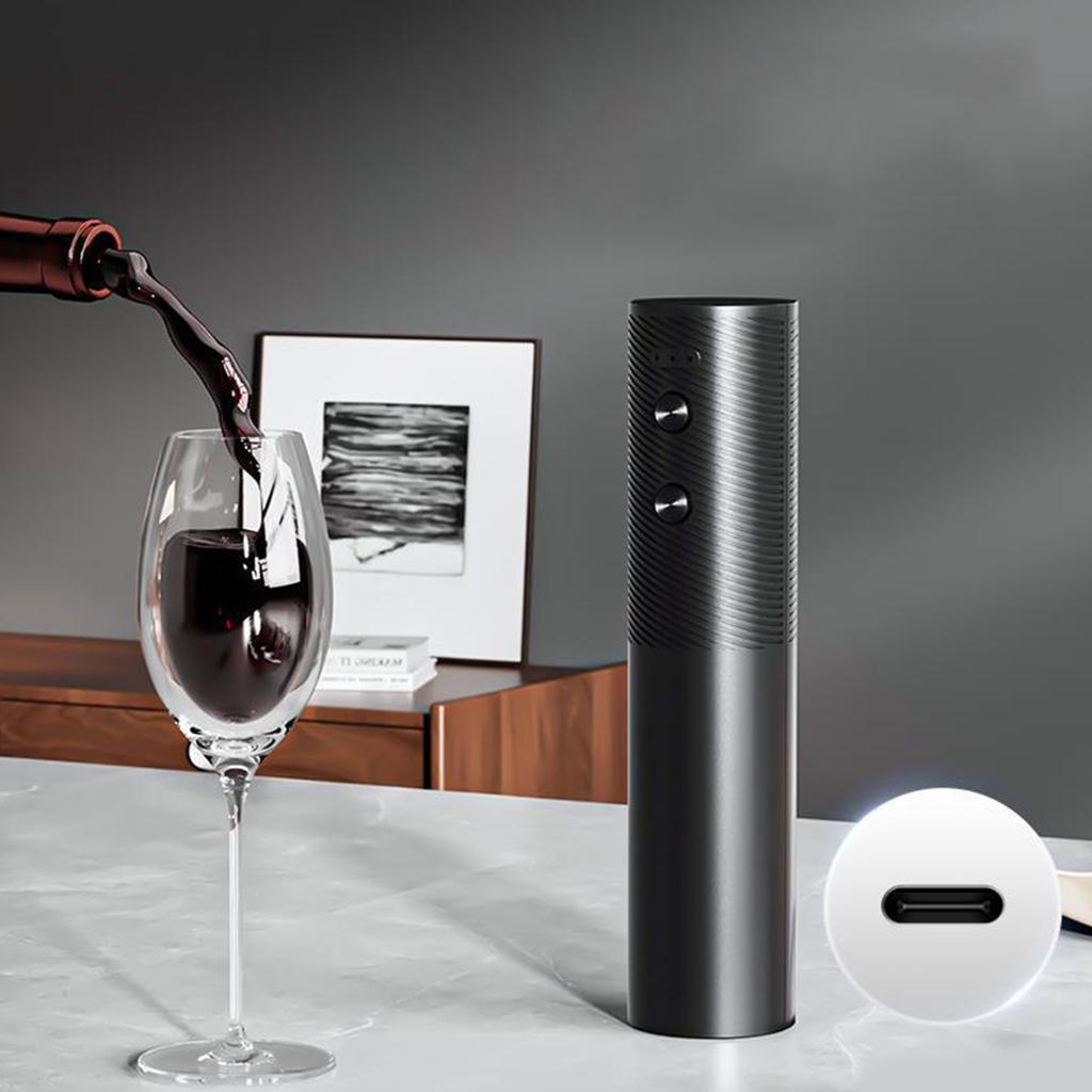 Fashion Electric Wine Bottle Opener 500mAh Rechargeable Bottle Opener Electric Wine Opener Suitable for Home Use