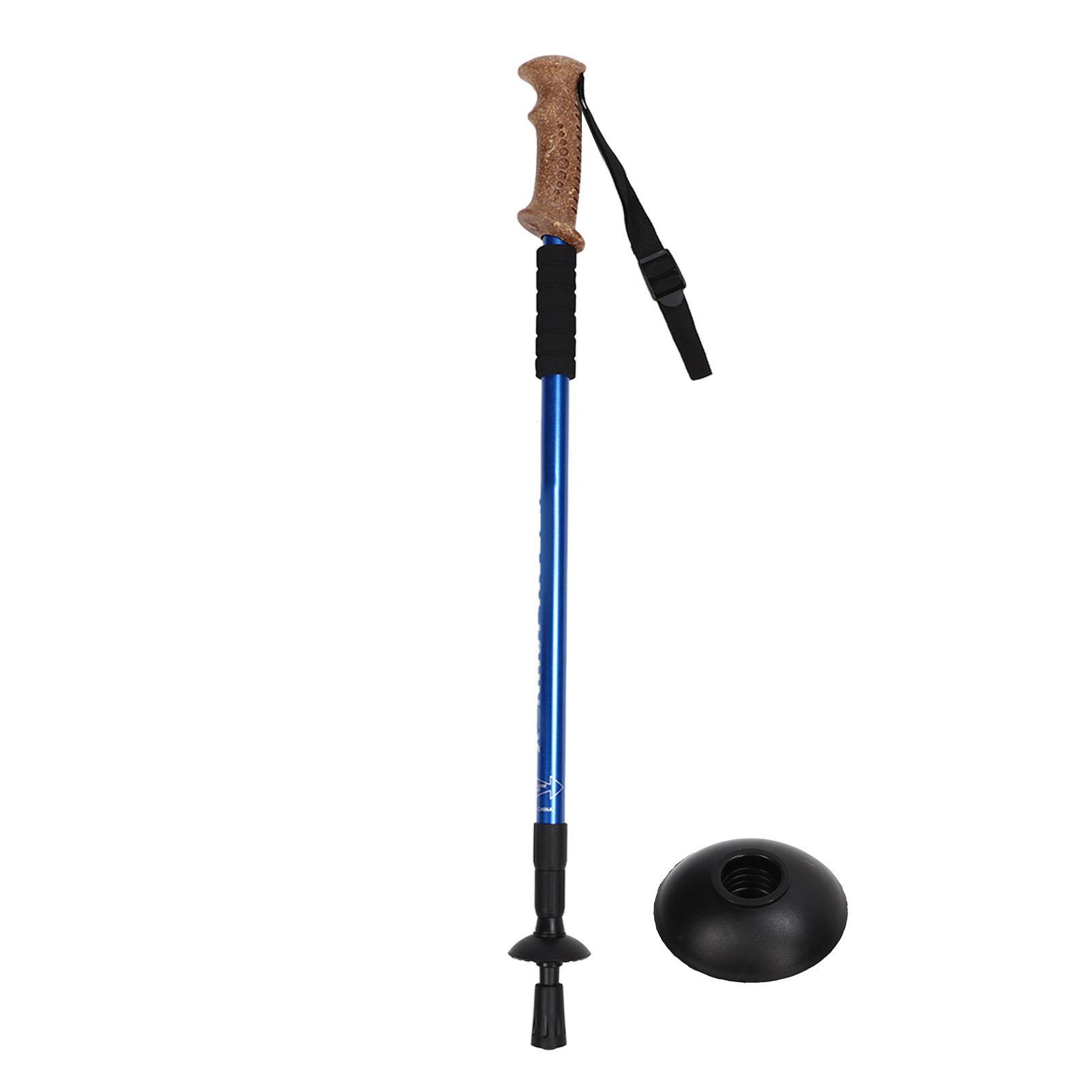 Walking Stick 3 Section Super Light Anti Slip Ergonomic Telescopic Hiking Pole for Mountain Climbing