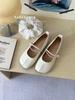 Niche Design Sense Split-toed Rhinestone Single Shoes Women's Spring and Summer New Shallow Mouth Grandma Shoes Versatile Mary Jane Shoes