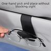 Car Sun Visor Sunglasses Holder with Card Clip Storage - Multi-functional Car Glasses Clip