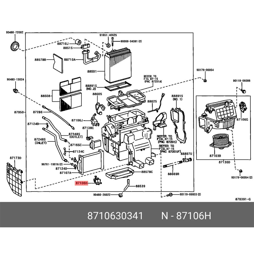 Amortizor de amestec pentru controlul climatizării aerului pentru Lexus IS300 GS300 GS400 GS430 87106-30341 8710630341 Servomotor de schimb amortizor