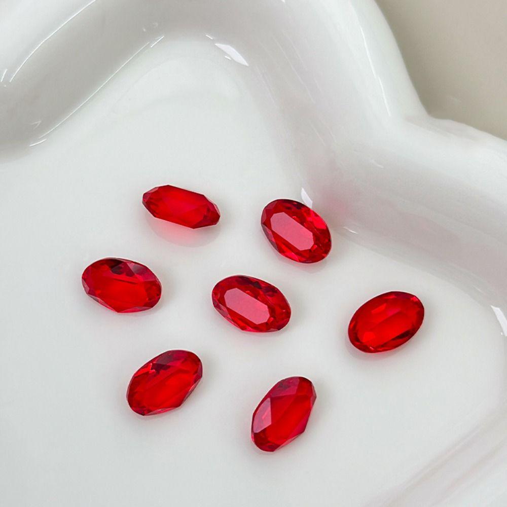 10 Pcs/Bag 3D Pigeon Egg Nail Art Rhinestone Super Flash Manicure Decoration Accessories  Manicurist