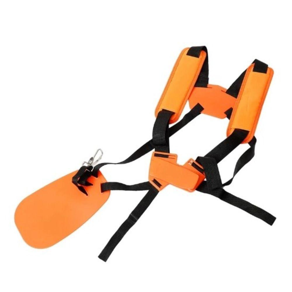 Orange Strimmer Harness Adjustable Trimmer Shoulder Strap Gardening Tool Brush Cutter Strap  Garden