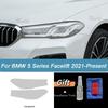 Per BMW Serie 5 G30 G31 M5 Facelift Pellicola Protettiva Fari Auto Nero Affumicato Trasparente TPU Adesivo Antigraffio
