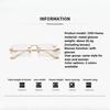Korean Fashion Style Oval Eyeglasses Frame Round Glasses Shades Glasses for Women/Men