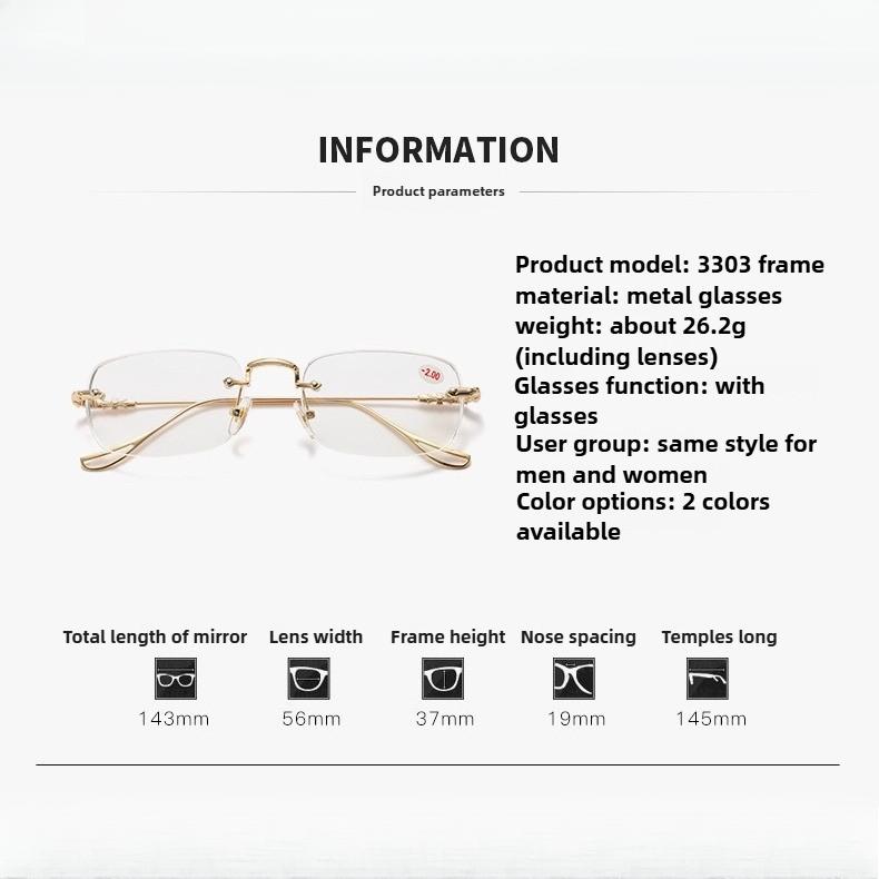 Korean Fashion Style Oval Eyeglasses Frame Round Glasses Shades Glasses for Women/Men
