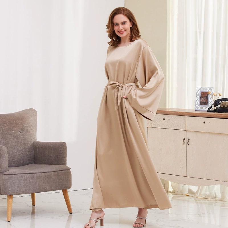 TikTok Casual Muslim Women's Robe Dress