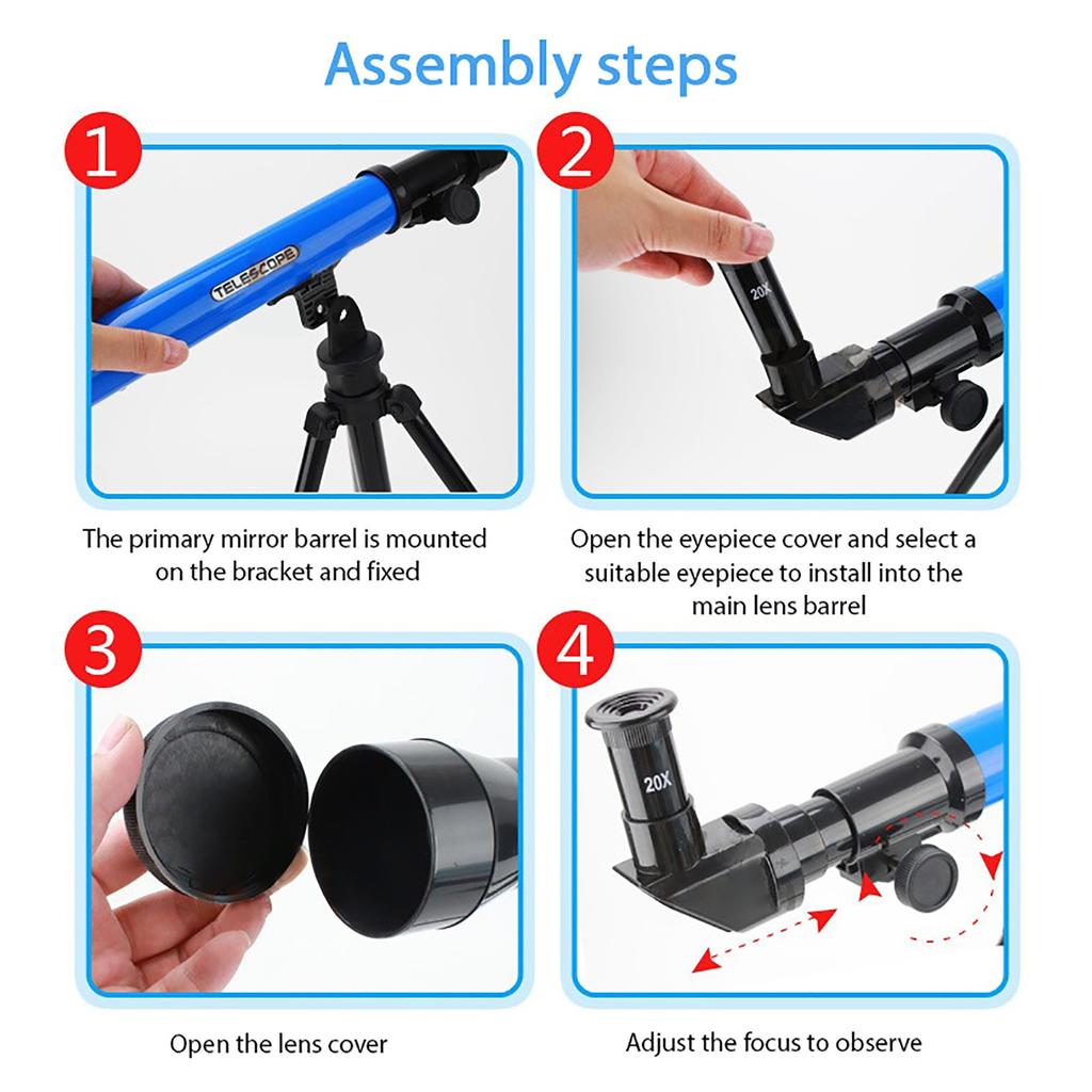 Παιδική Επιστήμη Εκπαίδευση Αστρονομικό τηλεσκόπιο Παιχνίδια Μονόφθαλμα υψηλής ισχύος