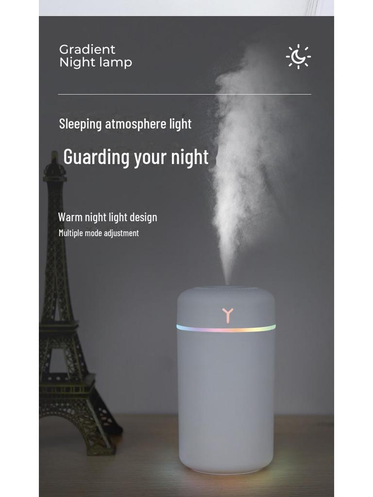 2023 Mini USB Silent Air Humidifier for Home & Car with Large Fog Volume