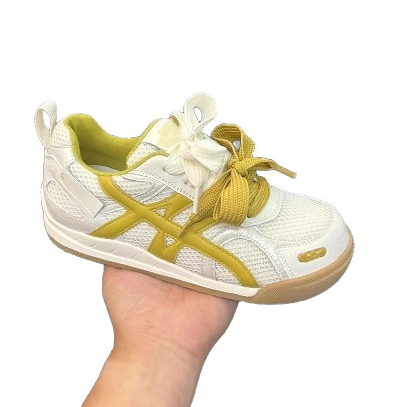 Populární německé tréninkové boty s tlustou podrážkou 2025 jaro a léto nové zvyšující retro ležérní všestranné měkká podrážka lehké a pohodlné Forrest Gump s