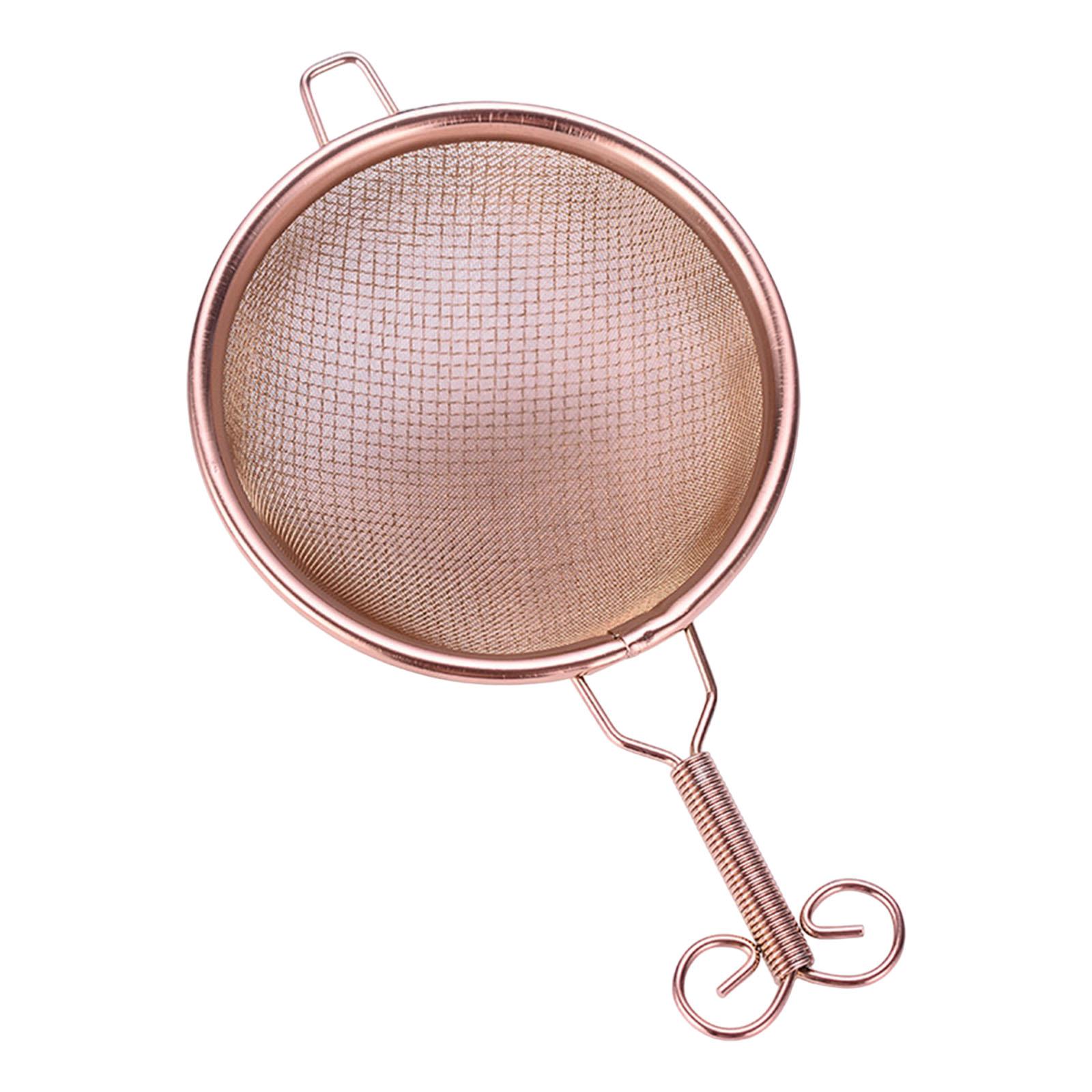 

Brass Tea Strainer Lightweight Gifts Durable Portable Handcrafted Tea Infuser for Kitchen Hotel Household Living Room Tea Room