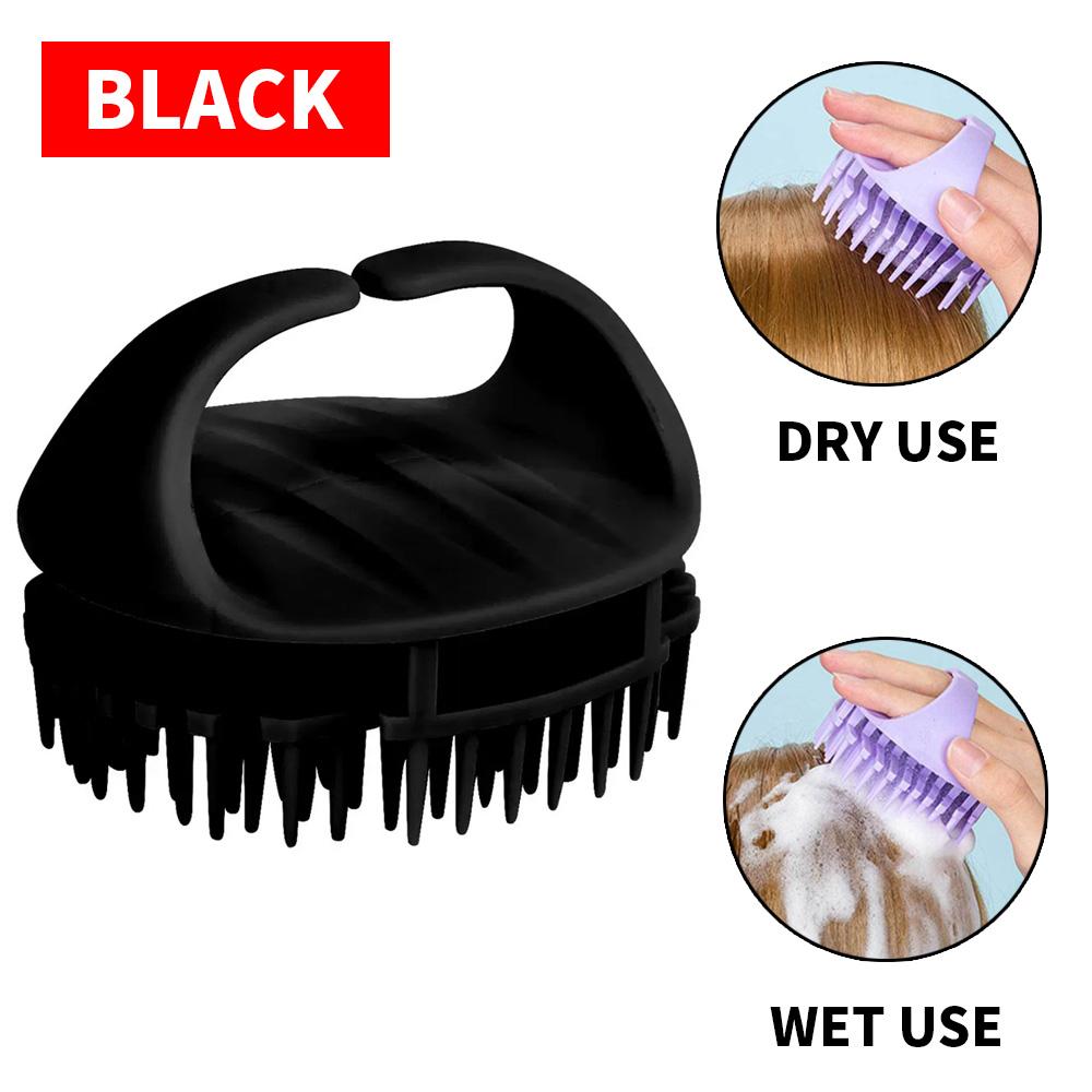 1PC Silicone Massage Comb Shampoo Comb - Suitable for both dry and wet use, gentle and non irritating - Suitable for home massag