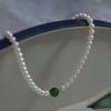 Authentic pearl necklace, light luxury niche sweater chain, versatile and suitable