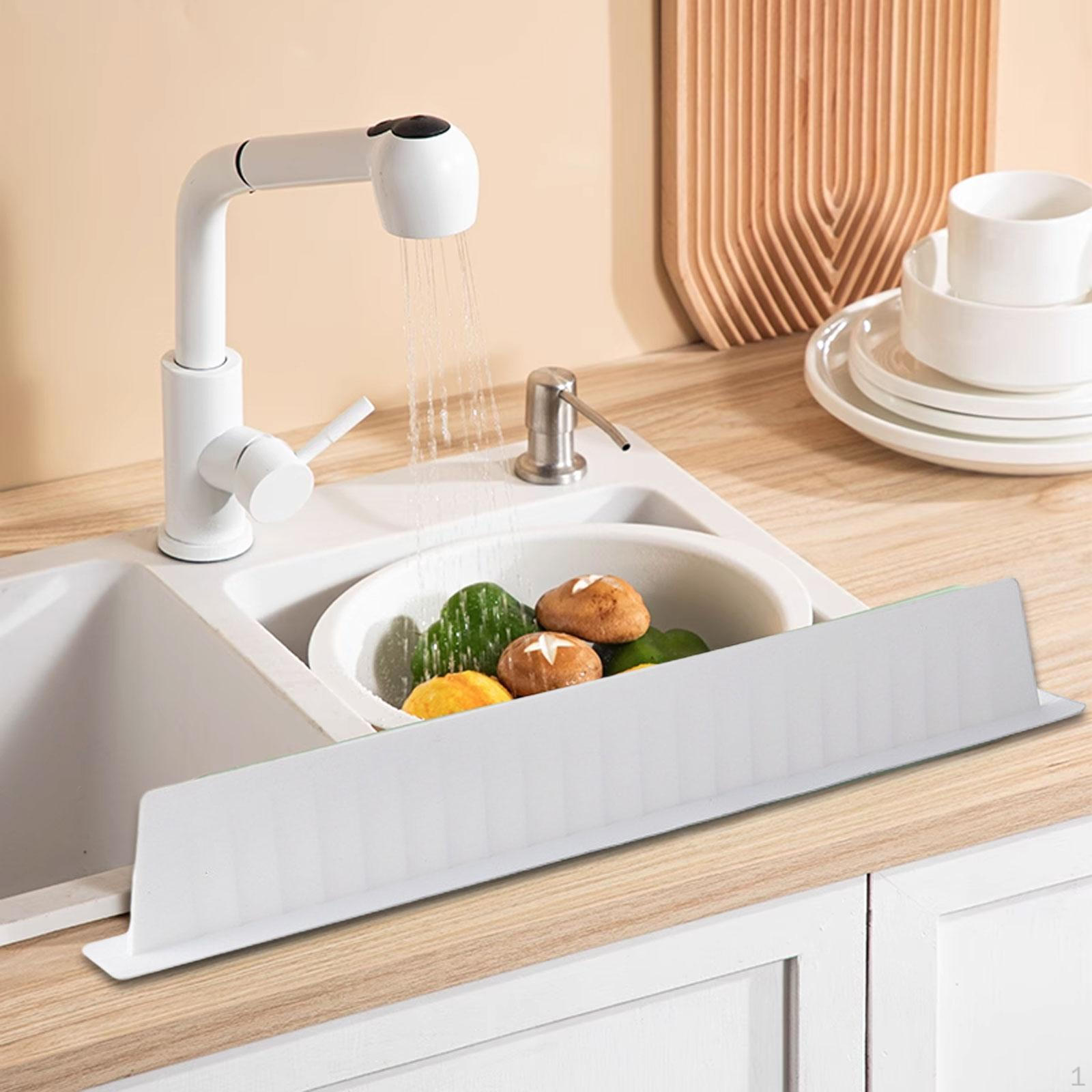 

Захист від бризок для кухонної мийки для ванної кімнати білий