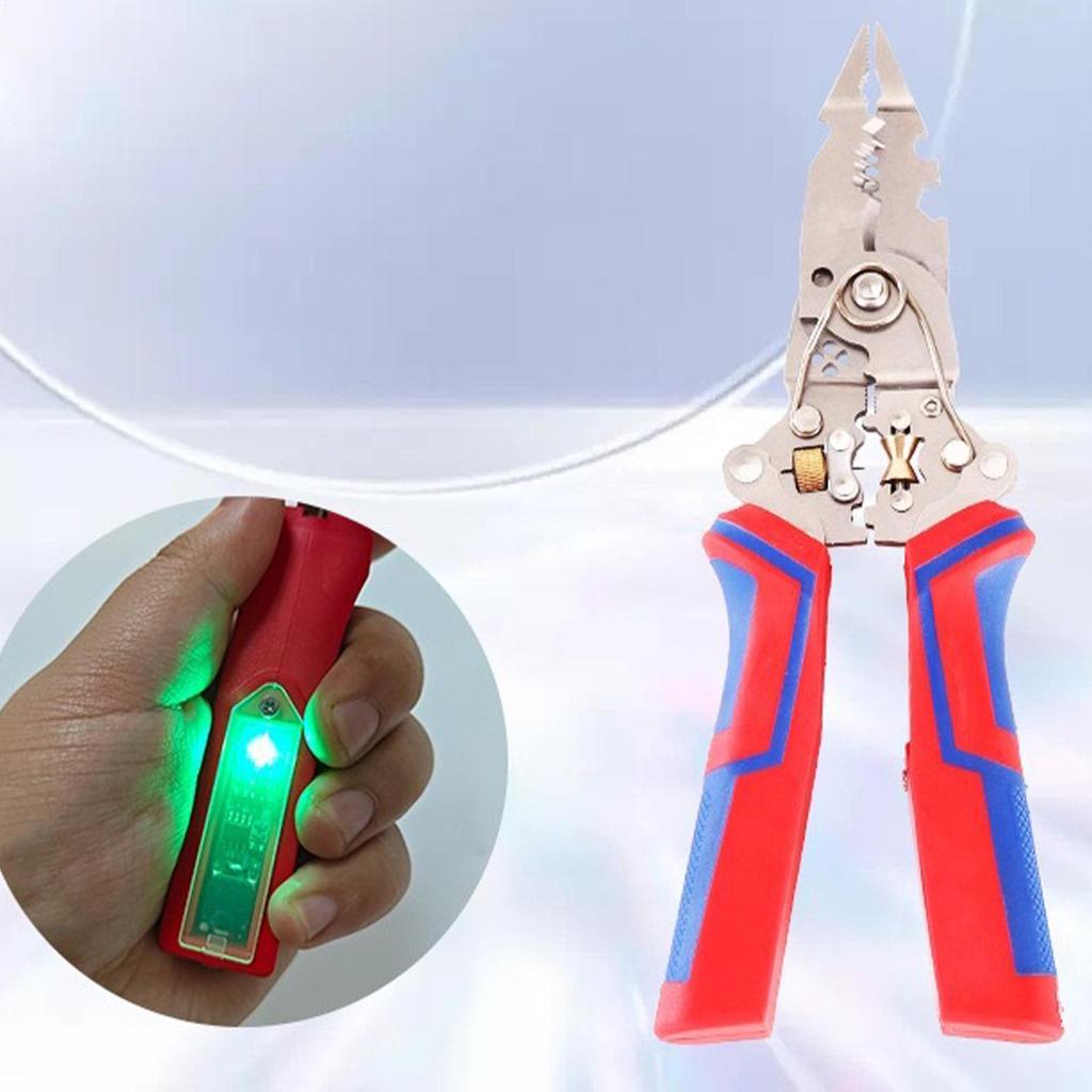 Wire Stripper Heavy-Duty Cable Crimper 13-in-1 Folding Wire Stripper Tool For Commercial Automotive Industrial Electrician Daily