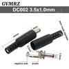10PCS DC Connectors 5.5x2.1mm 3.5x1.3mm DC Power Plug Male Female Jack Socket Panel Mount DC Power Adapter Connector 5.5*2.1