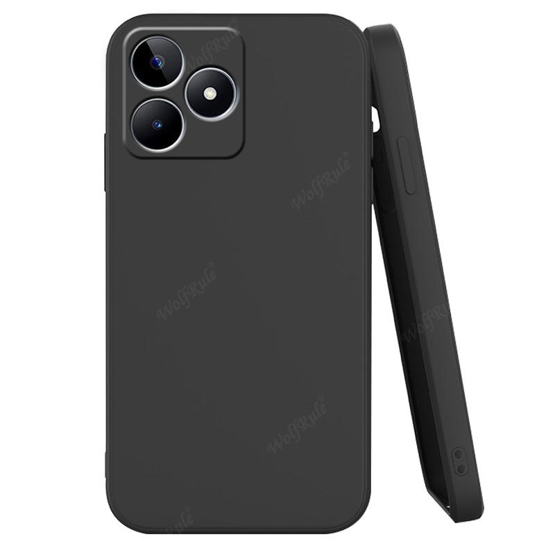 For Cover OPPO Realme C53 Case For OPPO Realme C53 Capas Luxury Liquid Silicone Candy Color TPU Soft Cover For Realme C53 Fundas