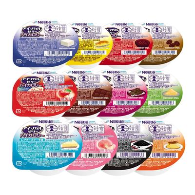 Nestle IsoCal Jelly Hoher Kaloriengehalt HC Sortenpackung 66g x 24 Stück Sorten x 2 Stück Hoher Kaloriengehalt Jelly Nahrungsergänzung Pflegekost zum Schlucken