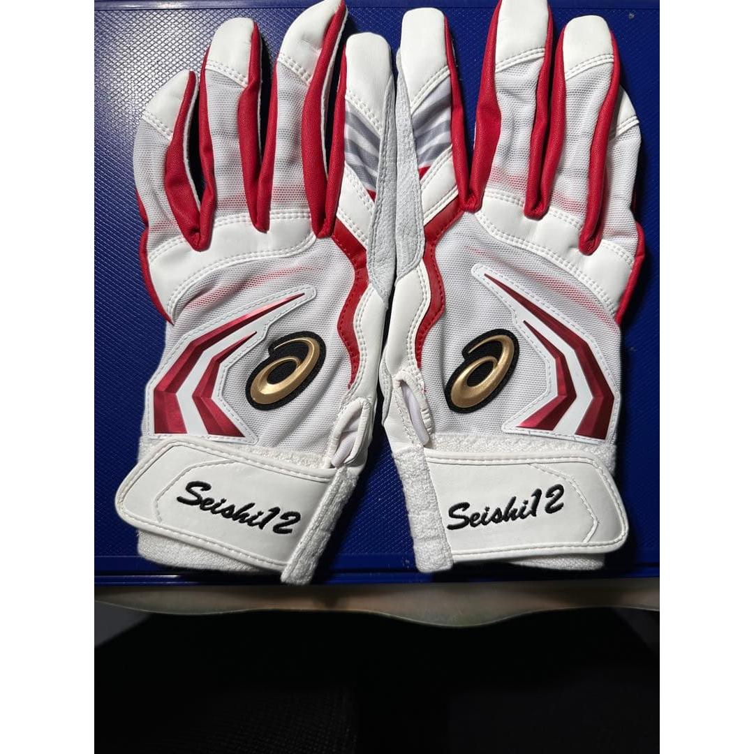 Used [Final price reduction]  WBC participation [Supplied item] Hanshin Tigers Seishiro Sakamoto s batting gloves