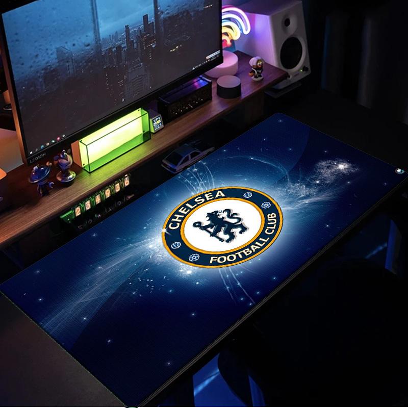 Chelsea Fc Champions League mouse pad, rubber base, esports desk mat, mouse pad for gamers and office use, gaming desk , easy to clean mat