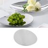Metal Serving Tray 304 Stainless Steel Modern Luxury Dessert Platter Fruit Tray for Home Coffee Table Decor Silver S 8.7in