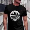 Motorcycle Themed - Moto Rider Print T-Shirt