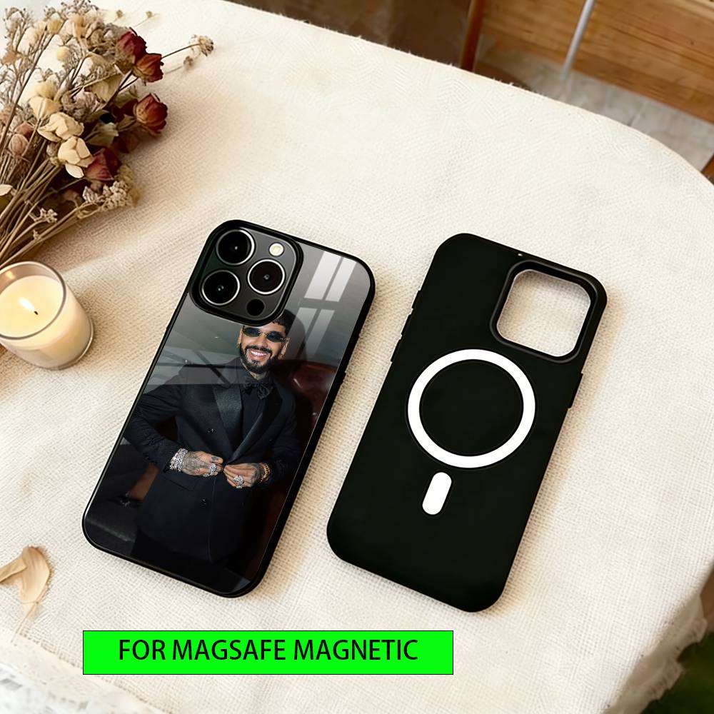 Anuel AA Phone Case For iPhone17,16,15,14,13,12,11 Plus,Pro Magnetic with Magsafe Wireless Charging