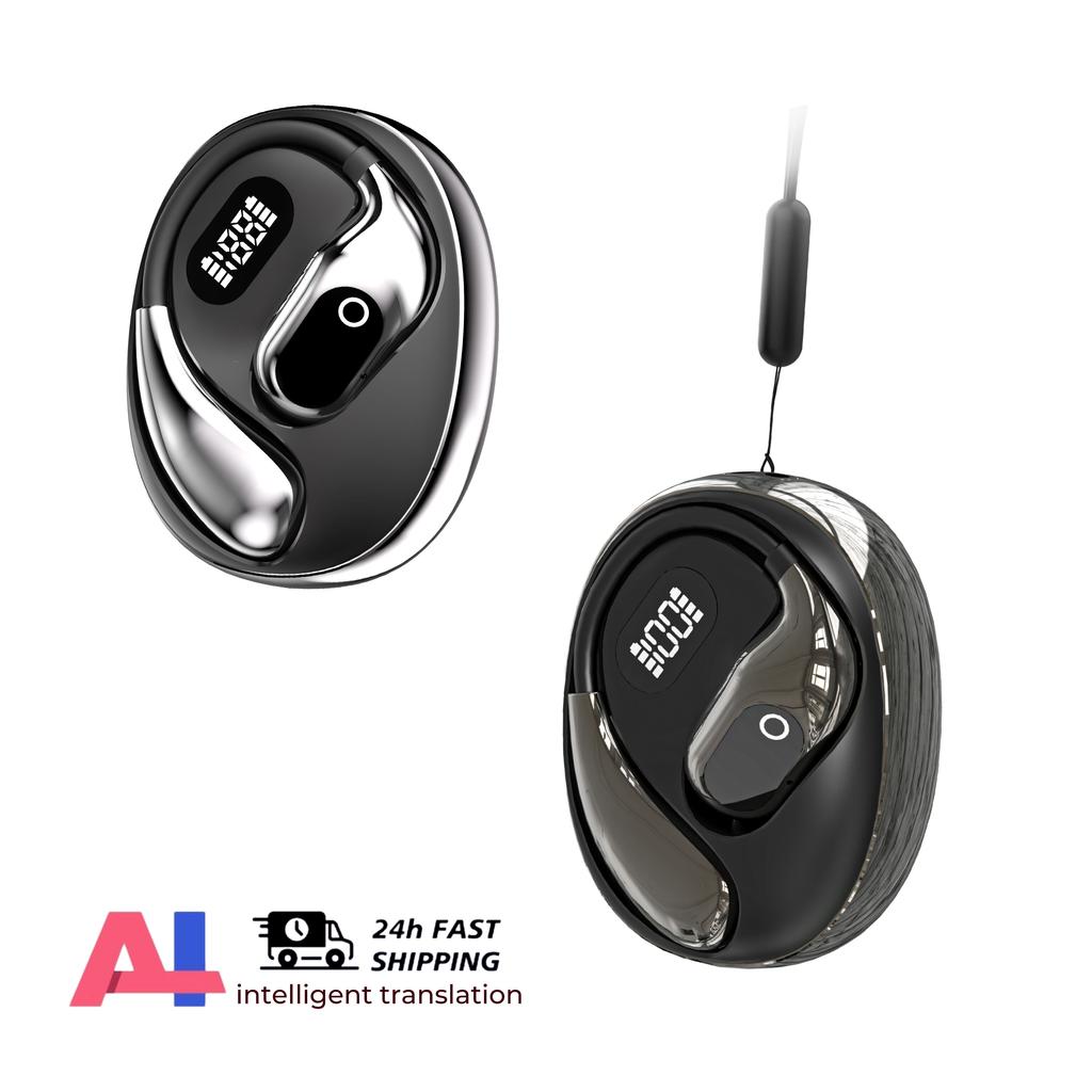 2PCS Translator Headphones 144 Languages Wireless Real Time Translation Bluetooth headset Waterproof Earbud For Business Travel