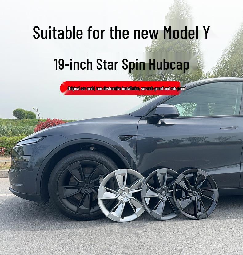 Tesla Model Y Refresh Cyclone 19" Wheel Cover - Full Protection