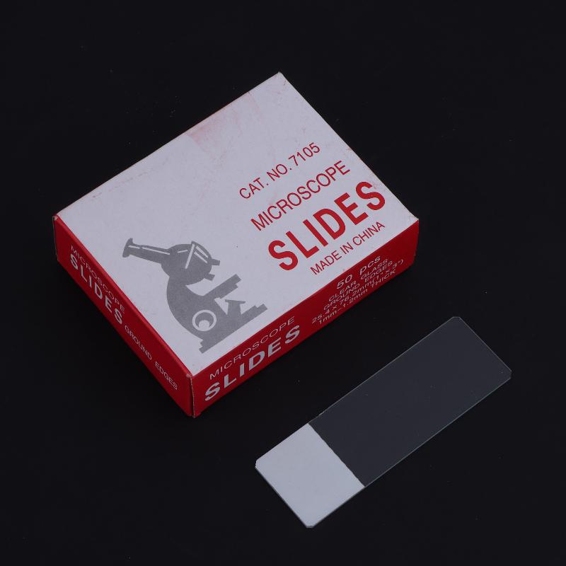 50Pcs Diy Accessories Microscope Slides Blank Biology Glass Slide For Basic Biological Science 25.4X76.2Mm