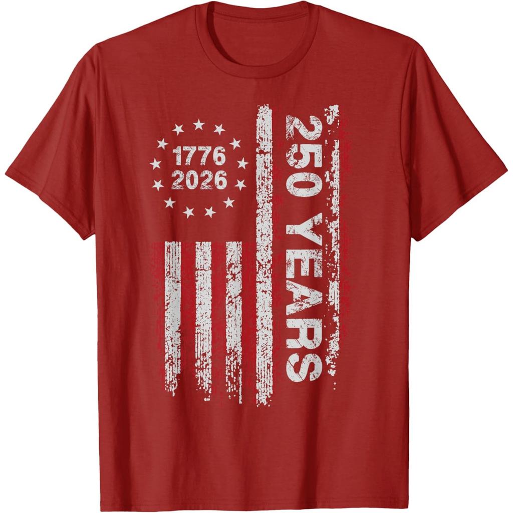 250 Years America Anniversary 250th Independence Day Freedom T-Shirt