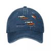 Muscle Car Heritage Timeline Outline  New Vintage Washed Cotton Baseball Cap Sun Hats