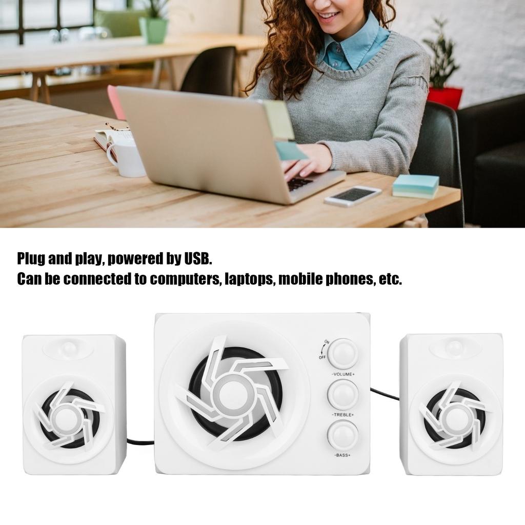 D‑209 Desktop Computer Speaker with Subwoofer Mobile Phone   Speaker Home Stereo Speaker System