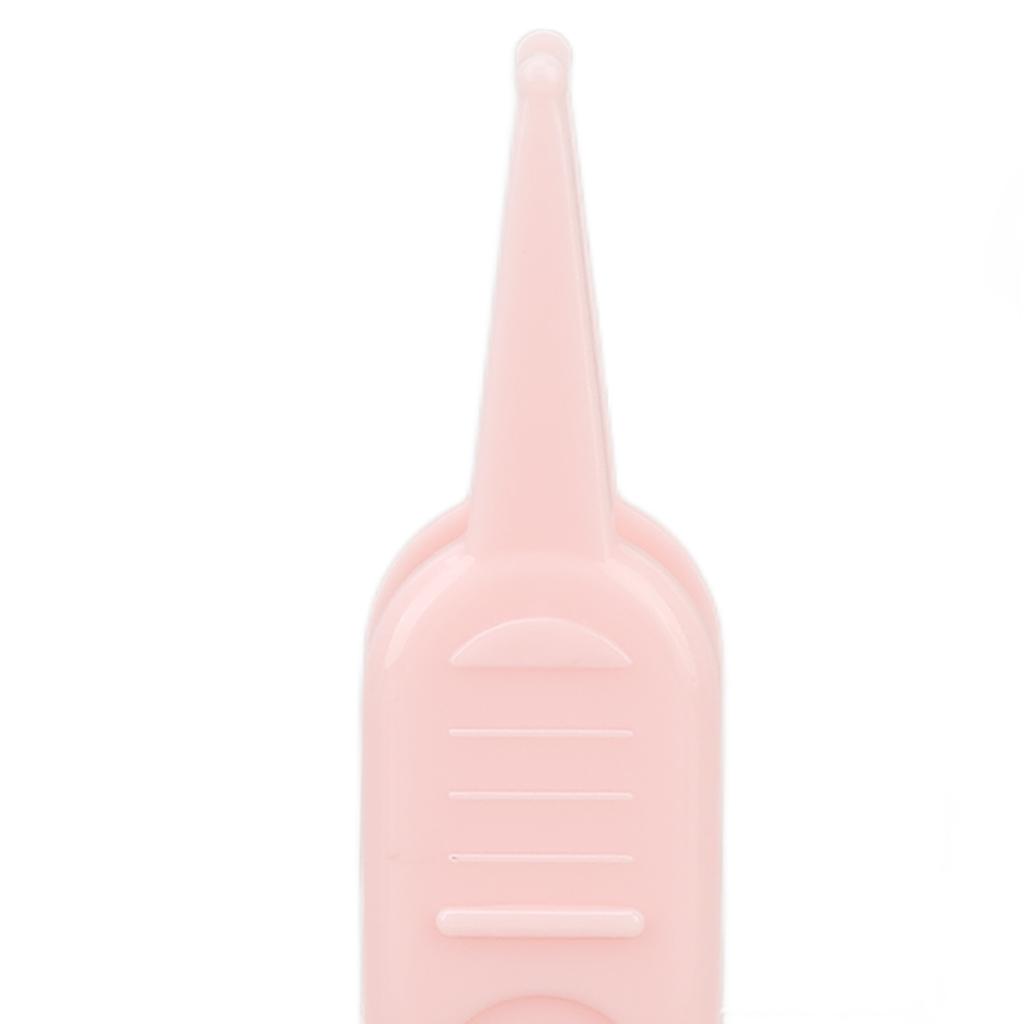 Infant Nasal Aspirator Nose Cleansing Soft Silicone Tip Manual Baby Nose Sucker with Tweezers