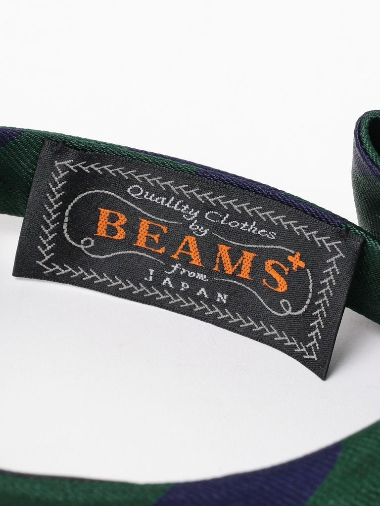 [BEAMS PLUS] Men's Regimental Bow Tie, Green, Size 0, 38440046107