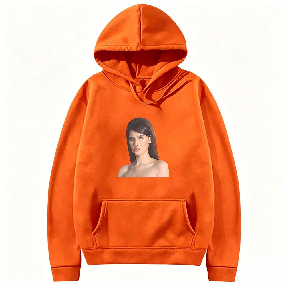 Sienna Spiro Besucher Cover Hoodies Mode Lässiges Oberteil Damen Langarm Kordelzug Kapuzenpullover Streetwear Pullover Kapuzenpullover