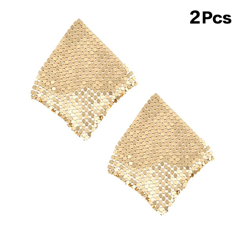 

Reusable Bra Accessories New Metal Rhinestone Nipple Cover Sexy Women Multilayer Chain Tassel Breast Stickers Nipple Pasties