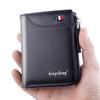 1Pcs/Lot Men Short Casual Pu Short Wallets Pu Leather Male Luxury Small Zipper Coins Bag
