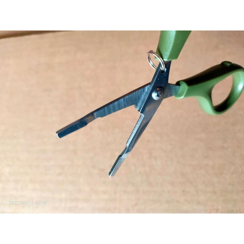 Edelstahl Dyneema PE Fischschnur Schneidwerkzeug Gebogene Gerade Flache Haken Adlerkopf Angelschere Mit Gezackten Zähnen